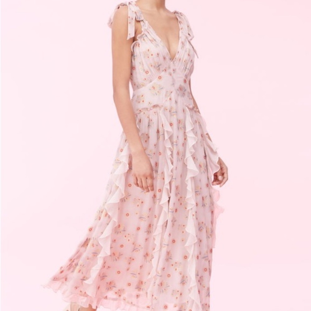 Rebecca Taylor Leander dress pink